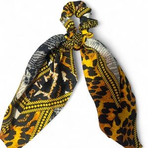 Leopard Print Hair Scrunchie